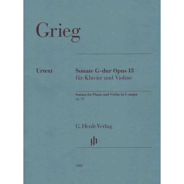 Henle Grieg Sonate G-Dur op. 13 Violinnoten Urtext