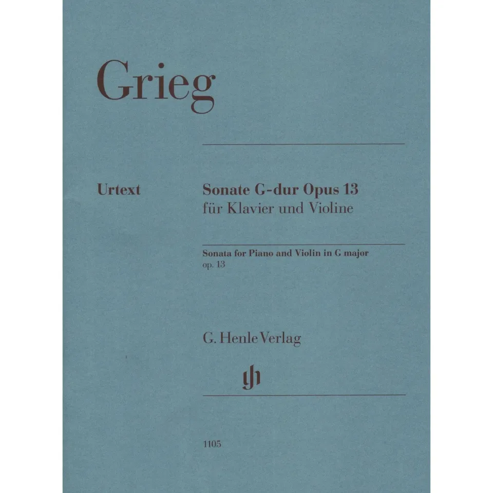 Henle Grieg Sonate G-Dur op. 13 Violinnoten Urtext