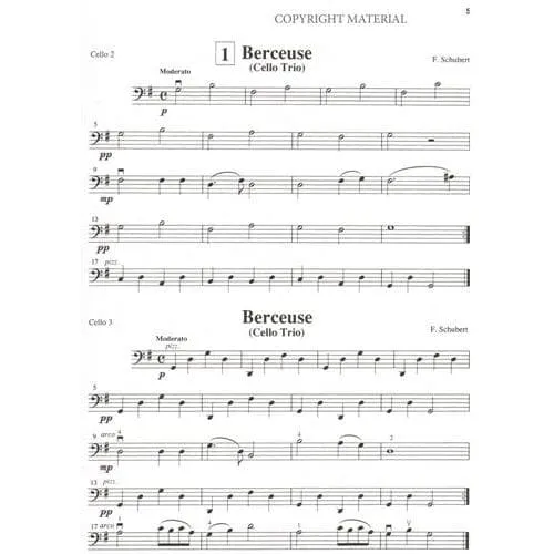 Suzuki Ensembles Cello Vol 3 Noten Celloensemble