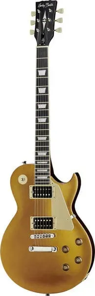 Harley Benton Vintage Series SC-400 E-Gitarre Gold Humbucker