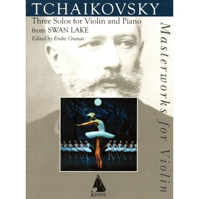 Keiser Tschaikowski Three Solos Swan Lake Noten Violine Klavier