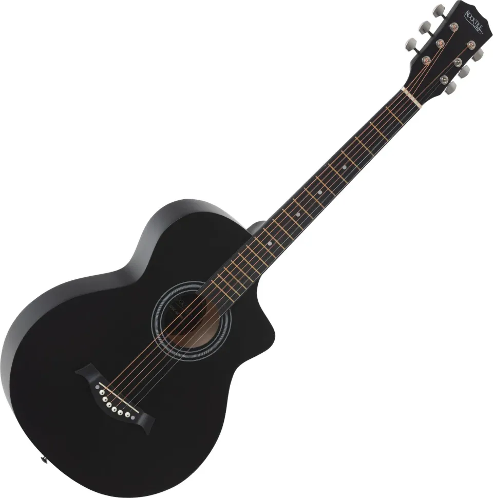 Rocktile WSC-4C Westerngitarre Schwarz Concert