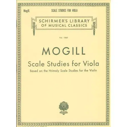 Schirmer Scale Studies Mogill Viola Noten Hrimaby für Bratsche