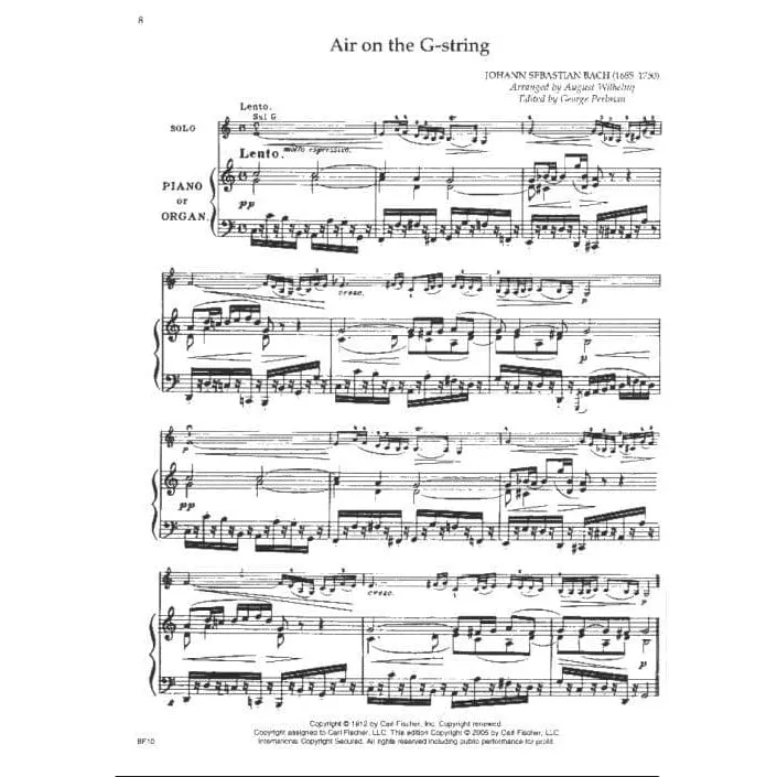 Carl Fischer Masterpieces Geigennoten Violine Klavier