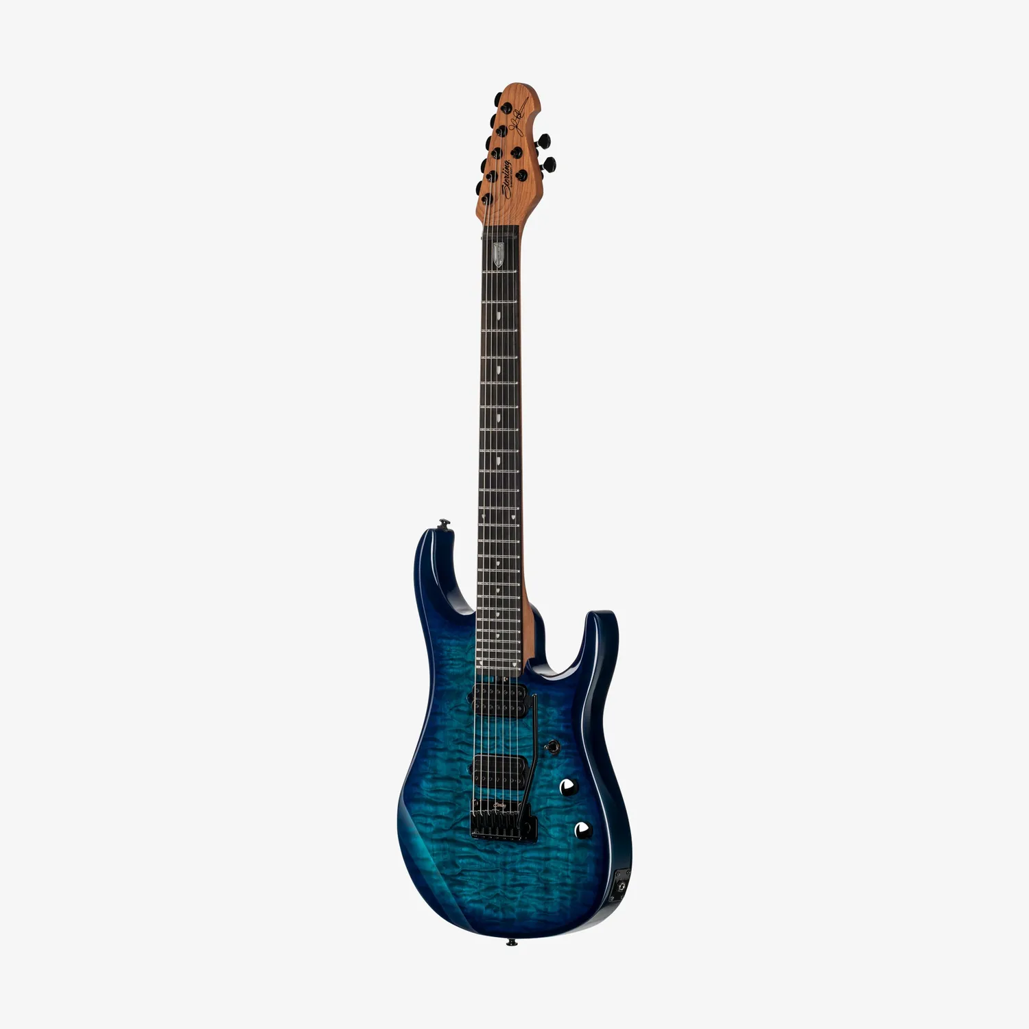 Sterling JP157 E-Gitarre Cerulean Paradise 7-saitig