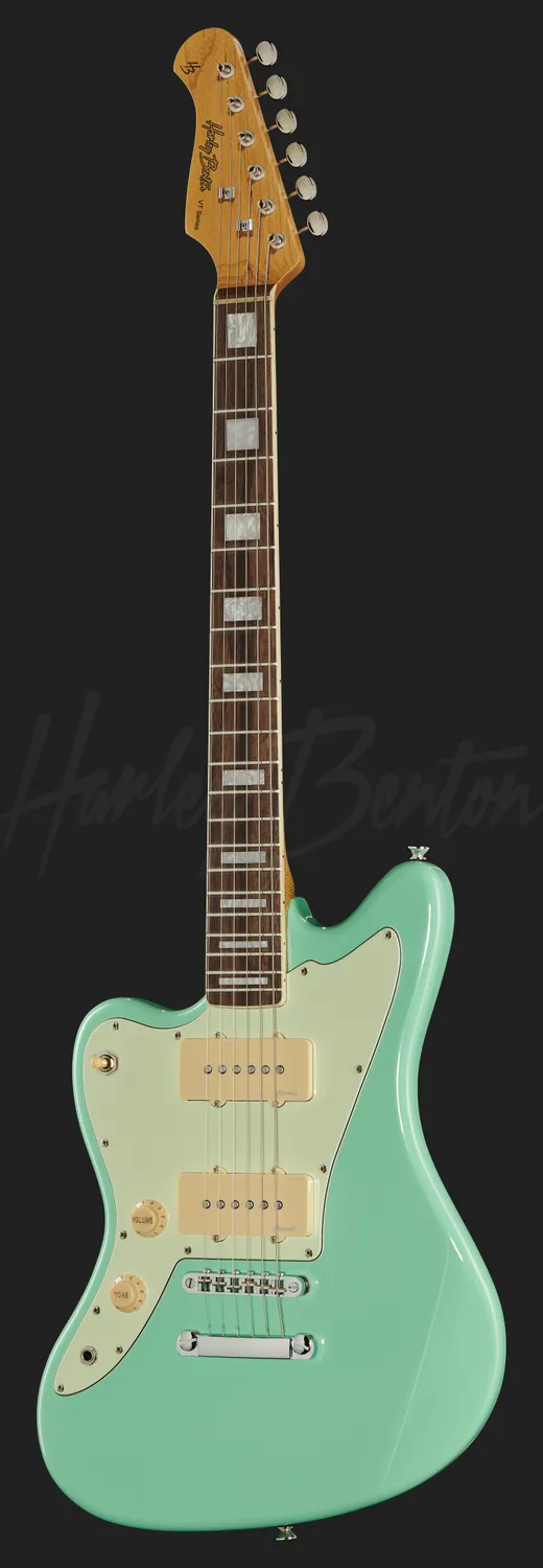 Harley Benton Classic Series JA-60LH E-Gitarre Seafoam Green
