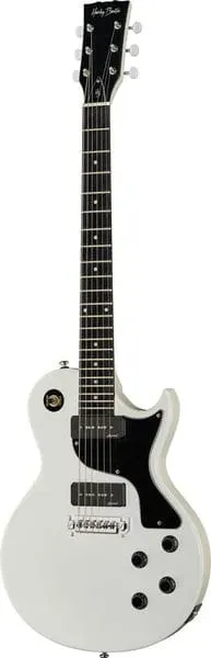 Harley Benton Vintage SC-Special E-Gitarre Faded White P90