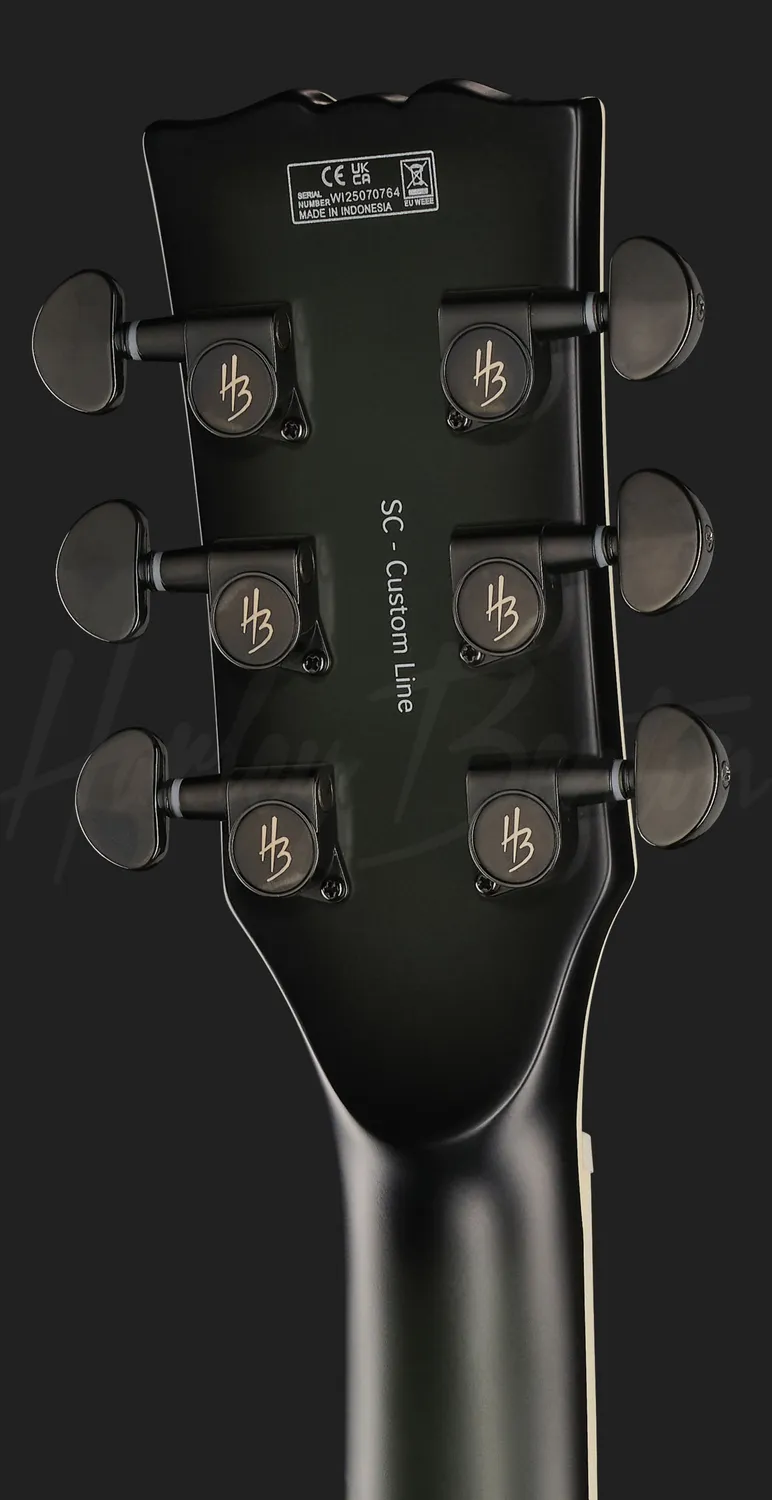 Harley Benton SC-Custom III Baritone E-Gitarre Army Burst Satin