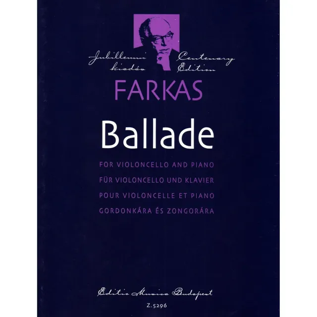 Ferenc Farkas Ballade Cello Klavier Noten Budapest