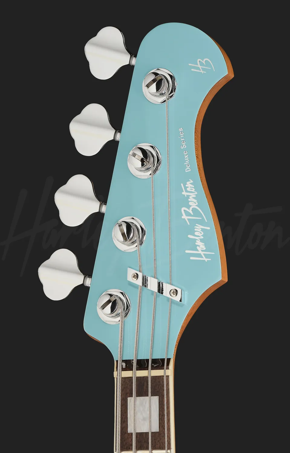 Harley Benton Pro MV-4P E-Bass Daphne Blue Alnico