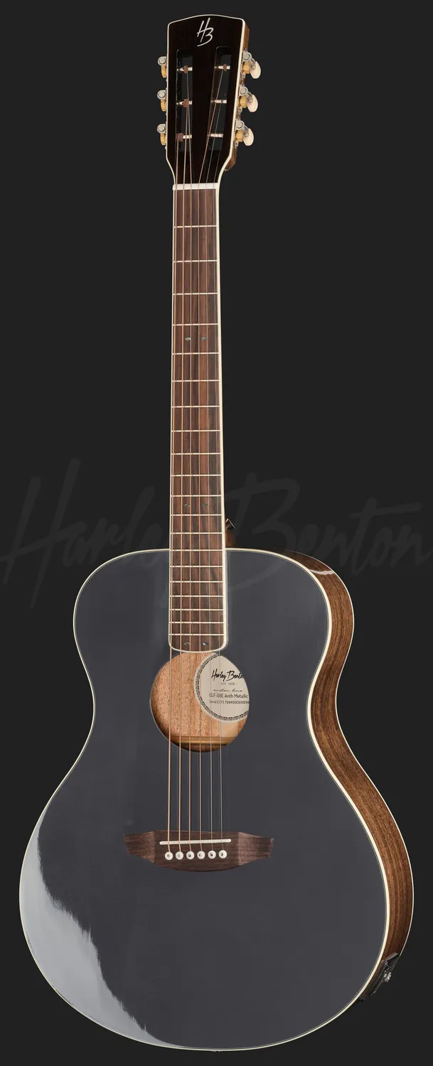 Harley Benton Custom Line CLF-50E Westerngitarre Anth Metallic