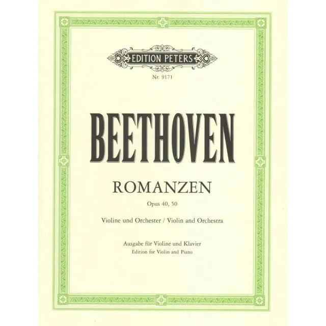 Beethoven Zwei Romanzen Op. 40/50 Noten für Violine und Klavier