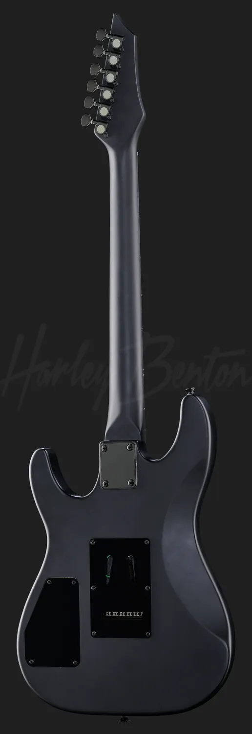 Harley Benton Rock HWY-25BKS E-Gitarre matt schwarz