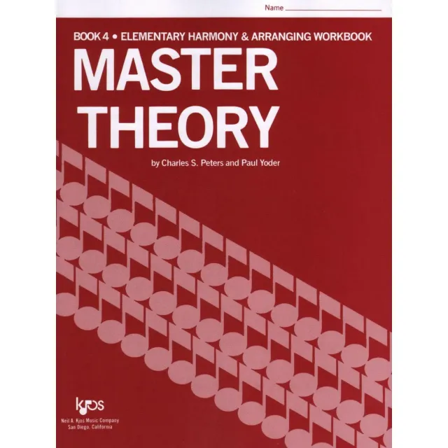 Shar Master Theory 4 Harmonielehre Noten Peters Yoder