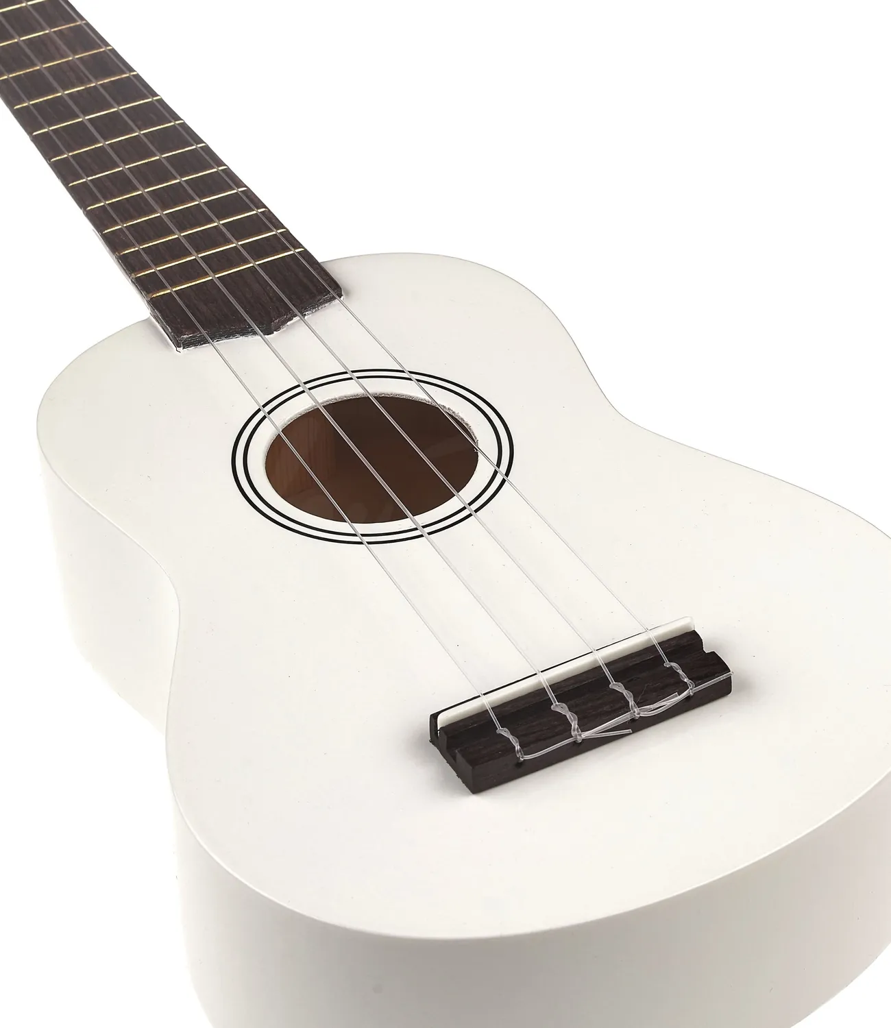 Harley Benton Standard HBUK12 Sopran-Ukulele White Laminat