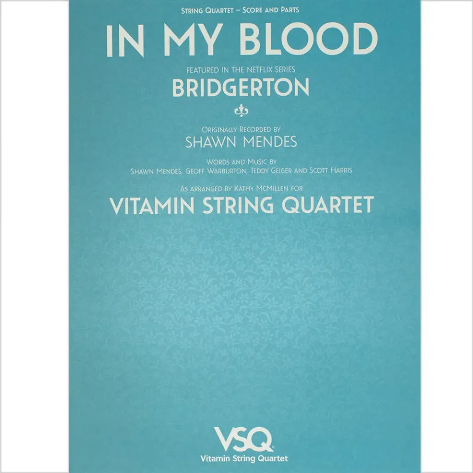 Shar Music In My Blood Streichquartett Noten Softcover Bridgerton