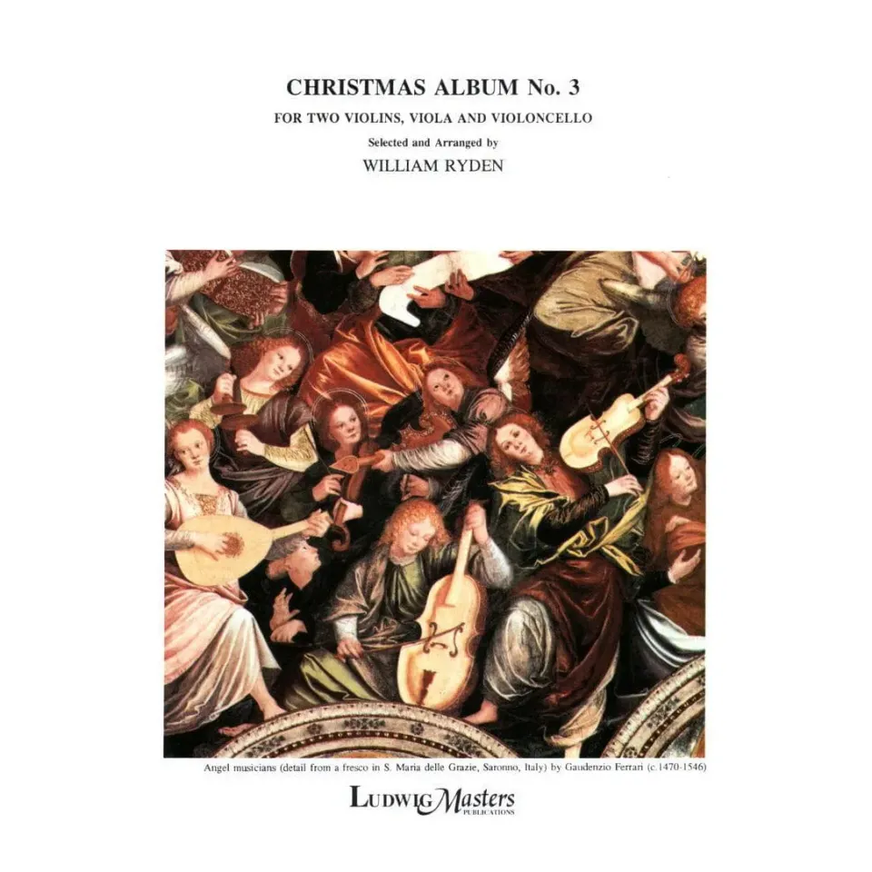 Shar Music Ryden Christmas Album No. 3 Noten Streichquartett 15 Carols