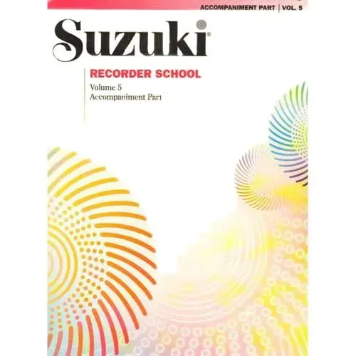 Suzuki Recorder School Vol. 5 Klavierbegleitung Alt Sopran