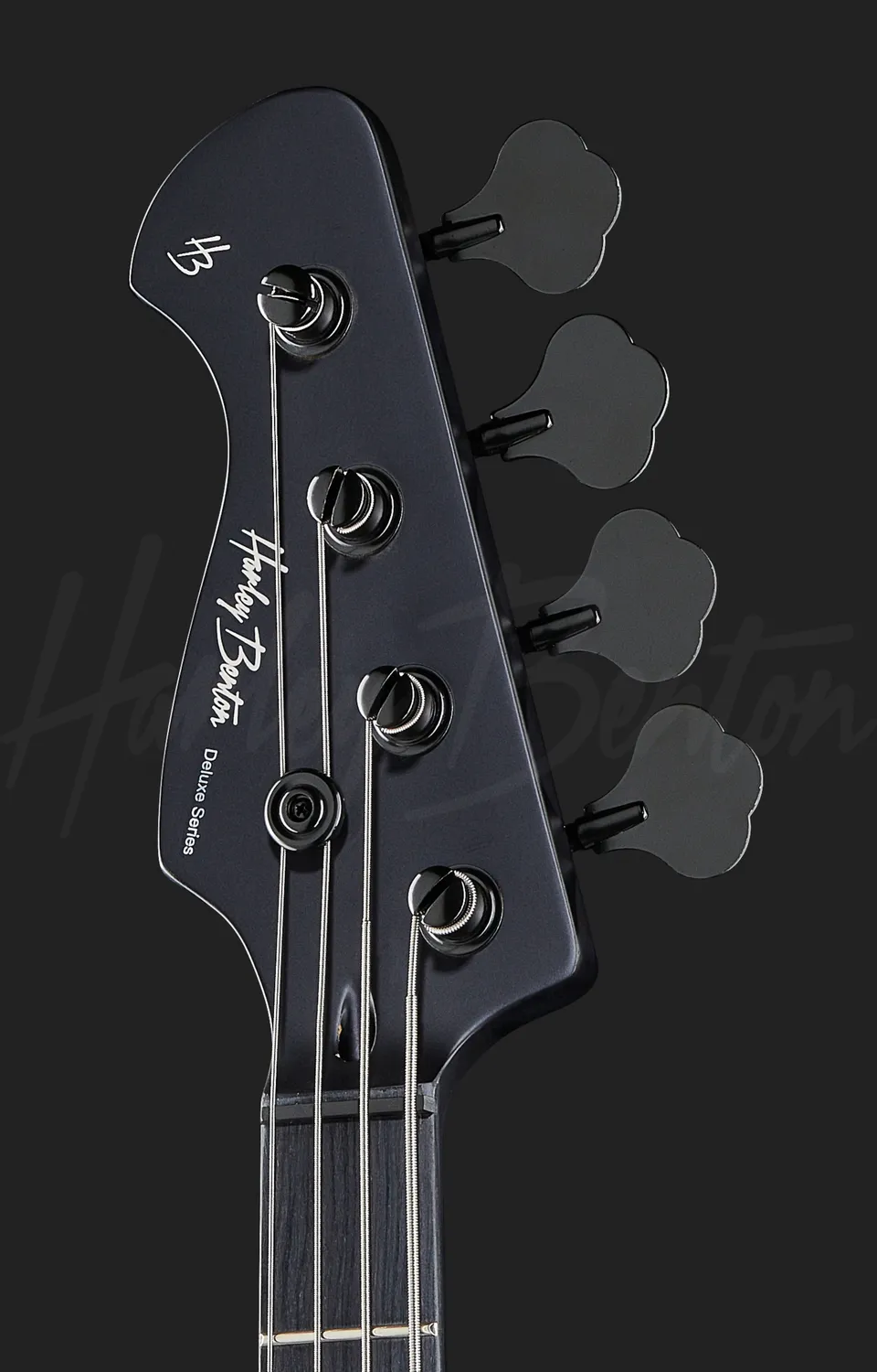 Harley Benton MB-4LH E-Bass Linkshänder Satin Black