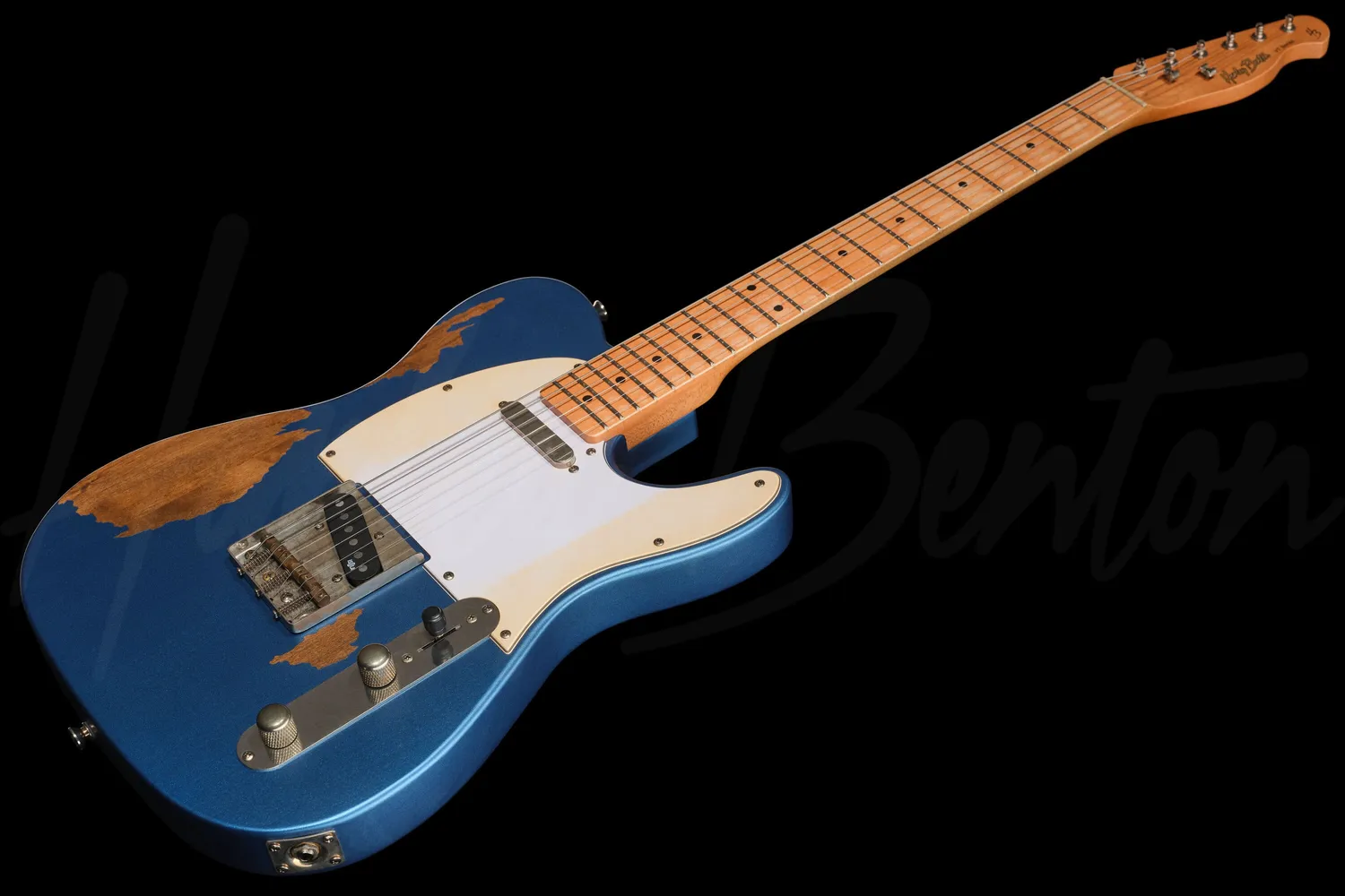 Harley Benton Classic Series TE-62HA MN LPB E-Gitarre Blau