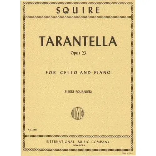 Squire Tarantella Op 23 Cello Klavier Noten