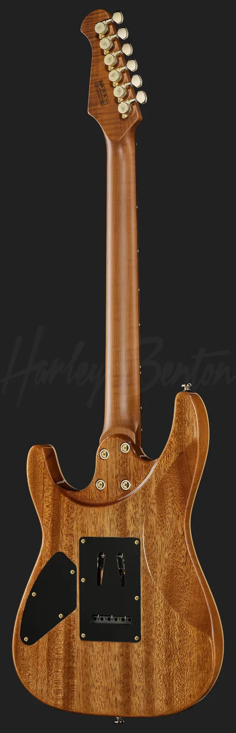 Harley Benton Progressive Fusion-IV HH E-Gitarre Bengal Burst