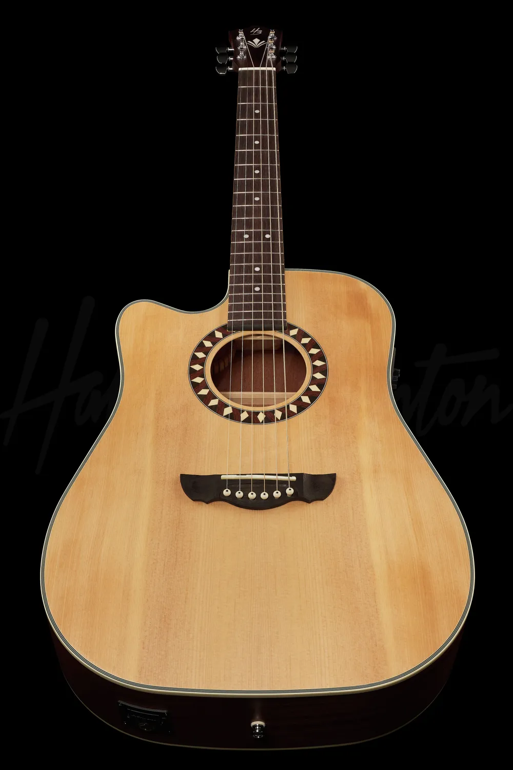 Harley Benton Custom Line CLD-1048SCE-LH Westerngitarre Links 48mm