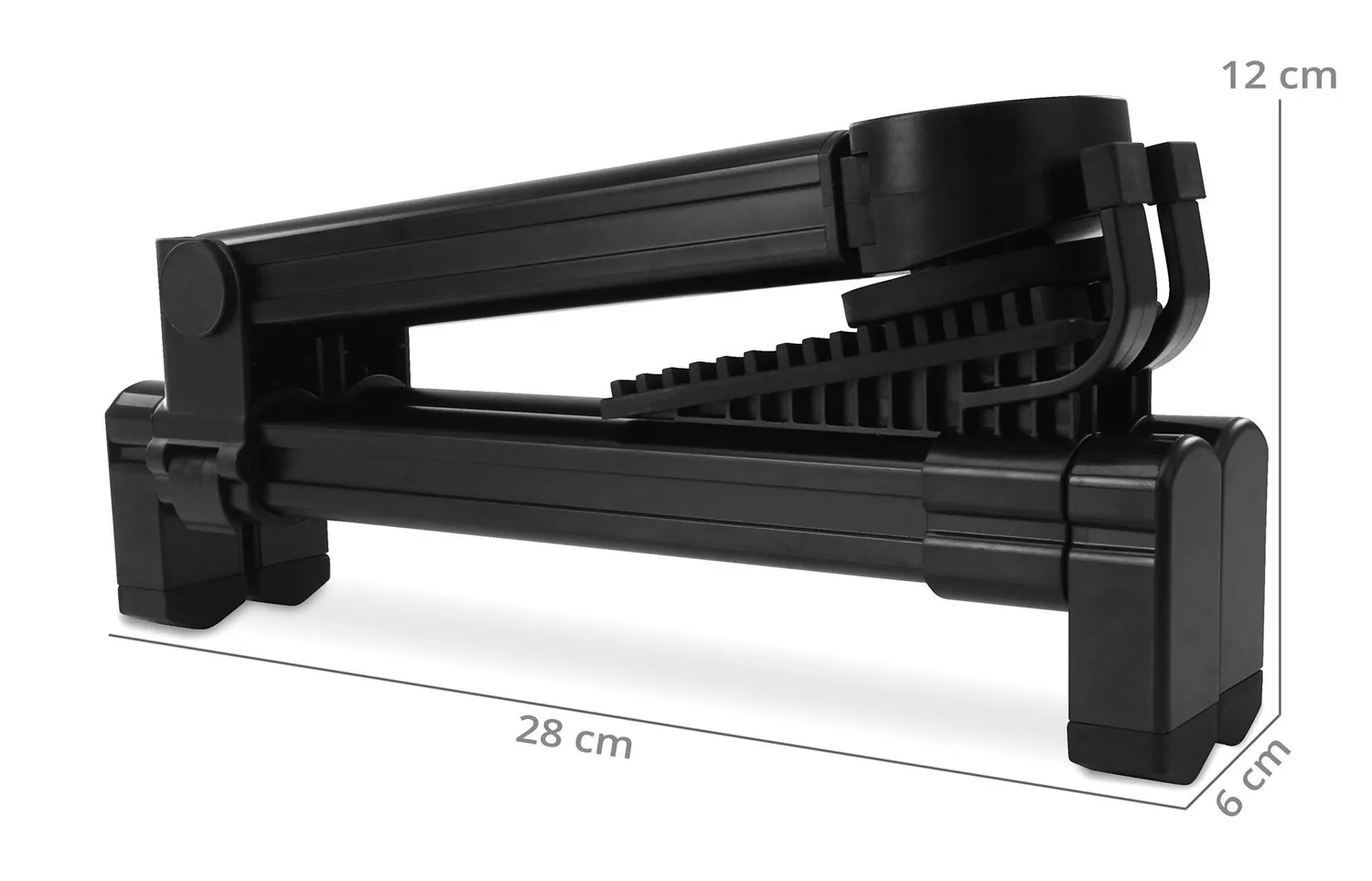 Rocktile GSF-2020B Gitarrenständer schwarz klappbar Alu