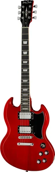 Harley Benton Vintage DC-580 CH E-Gitarre Cherry Double-Cut