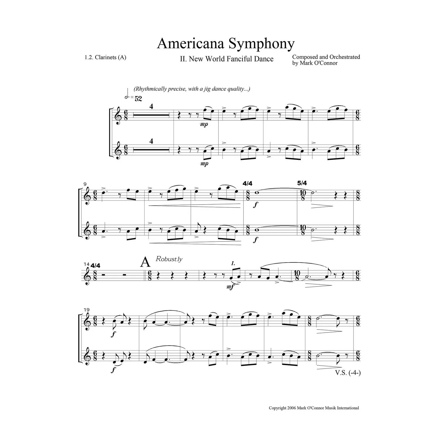 O'Connor Americana Symphony Bläsernoten Download
