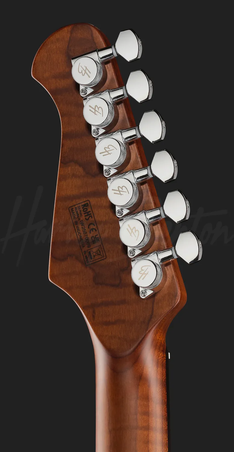 Harley Benton Progressive Fusion-IV E-Gitarre Dusk Glow Palisander