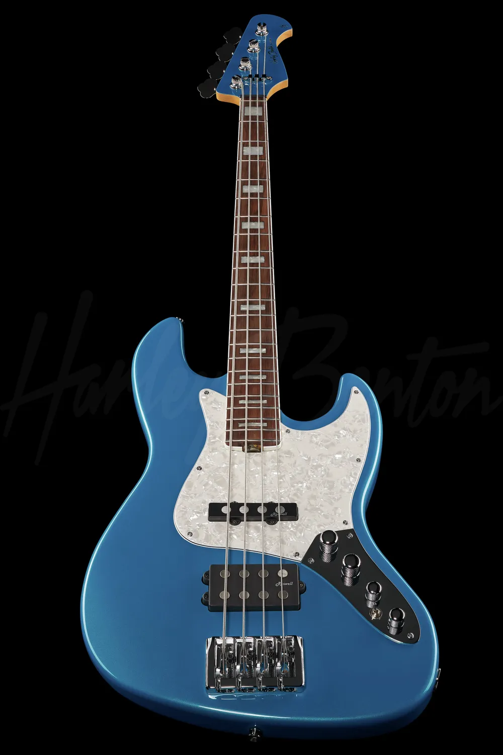 Harley Benton Pro Enhanced MJ-4EB E-Bass Lake Blue