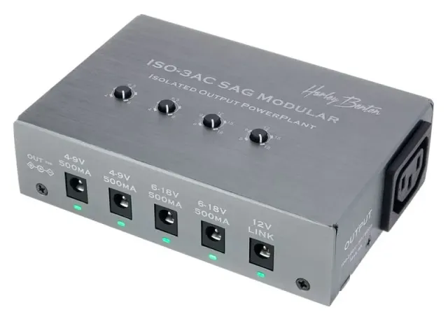 Harley Benton Standard PowerPlant ISO-3AV Netzteil SAG Modular