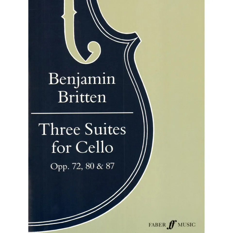Britten 3 Suiten Op.72 80 87 Cello-Noten Rostropovich