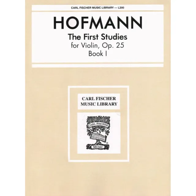 Shar Music Hofmann Op 25 Heft 1 Violinschule Noten solo