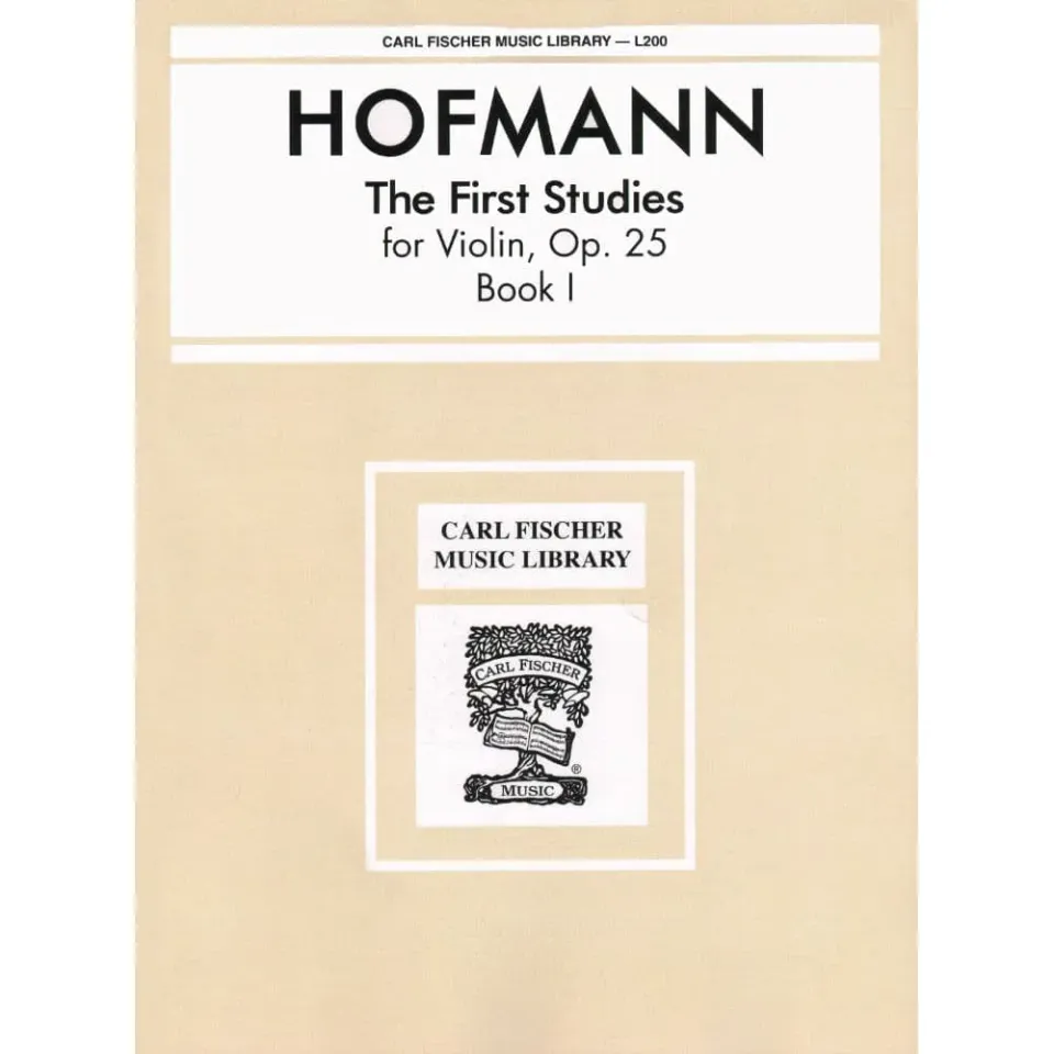 Shar Music Hofmann Op 25 Heft 1 Violinschule Noten solo