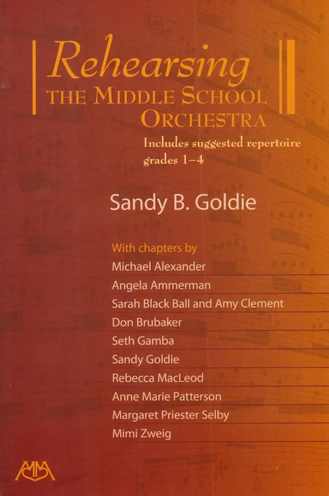 Goldie Rehearsing Middle School Orchestra Fachbuch Probenpraxis