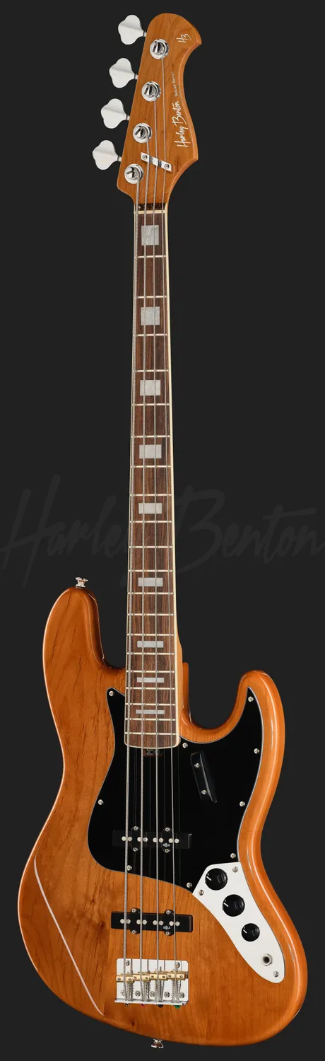 Harley Benton Pro Series MV-4JB E-Bass Natural Alnico