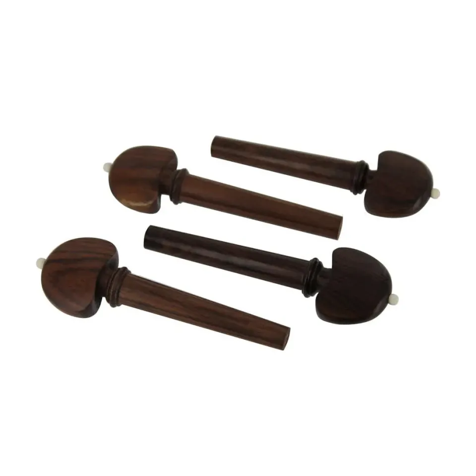 Hill Cellowirbel Palisander 4/4 Weißer Stift 4er-Set