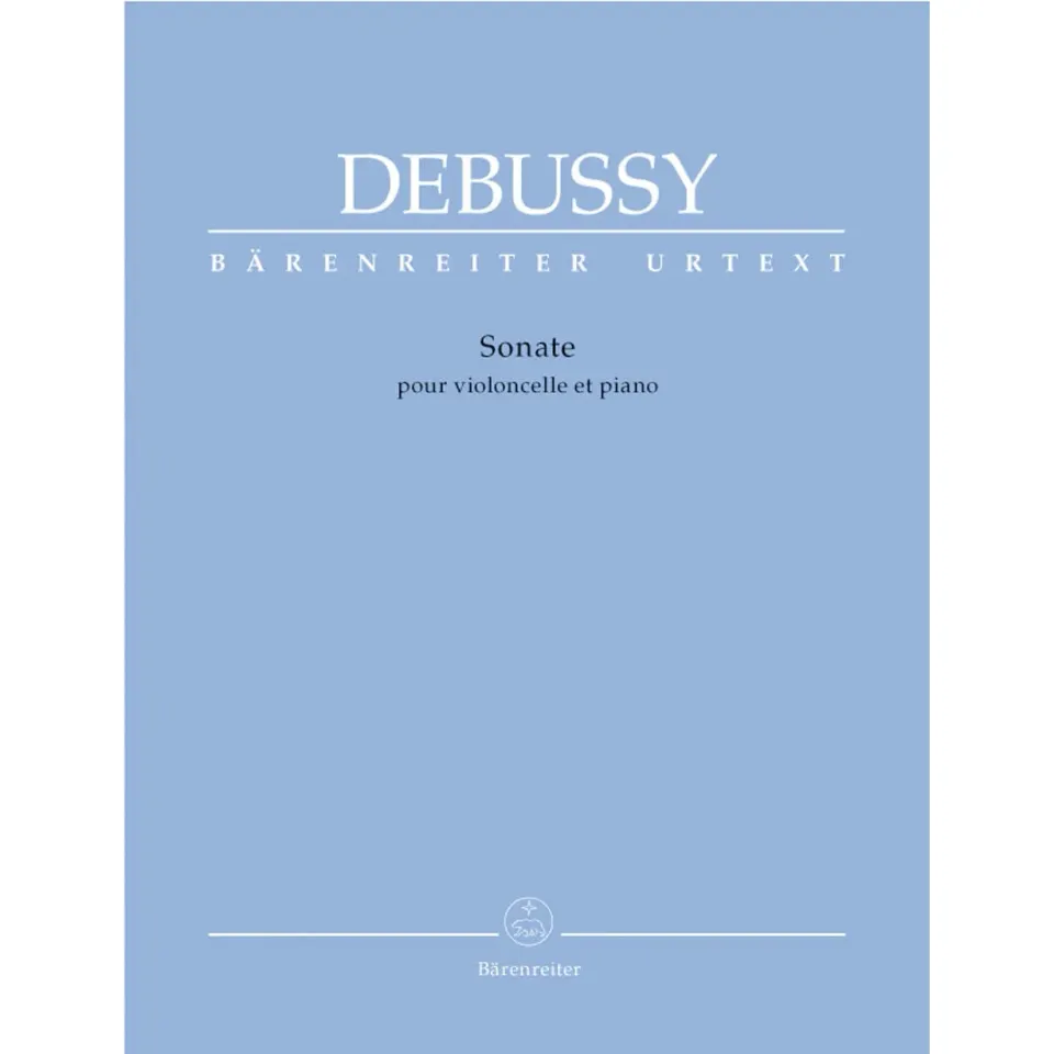 Bärenreiter Debussy Cellosonate Cello Klavier Urtext