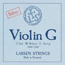 Larsen Violine G-Saite medium stark silbern Einzelsaite