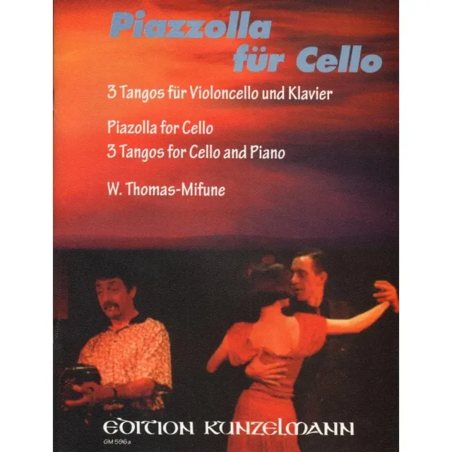 Piazzolla 3 Tangos Cellonoten für Cello und Klavier