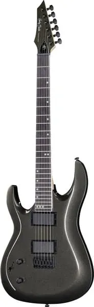 Harley Benton R-446LH E-Gitarre Graphite Metallic links