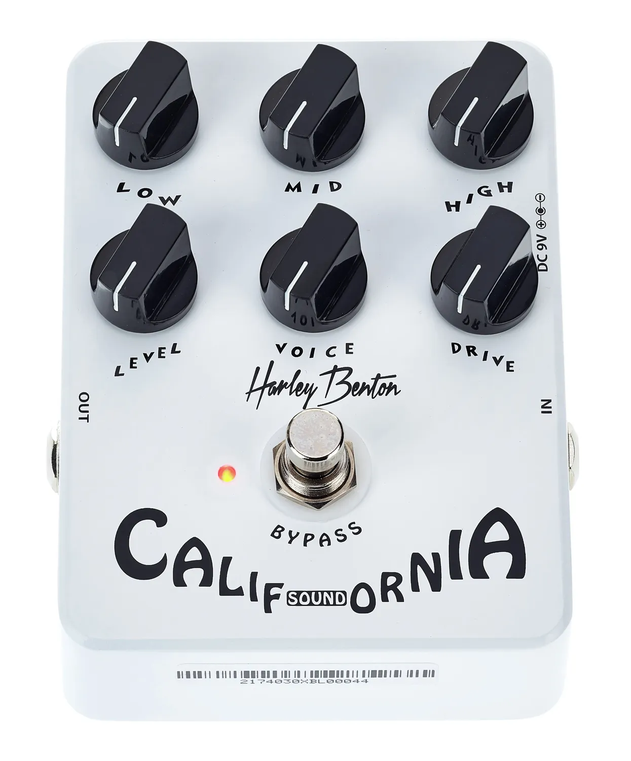 Harley Benton Standard California TrueTone Distortion Pedal EQ