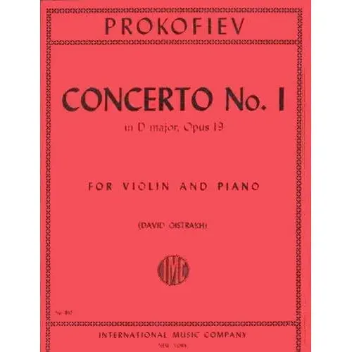 International Prokofjew Konzert 1 D-Dur Op 19 Violine
