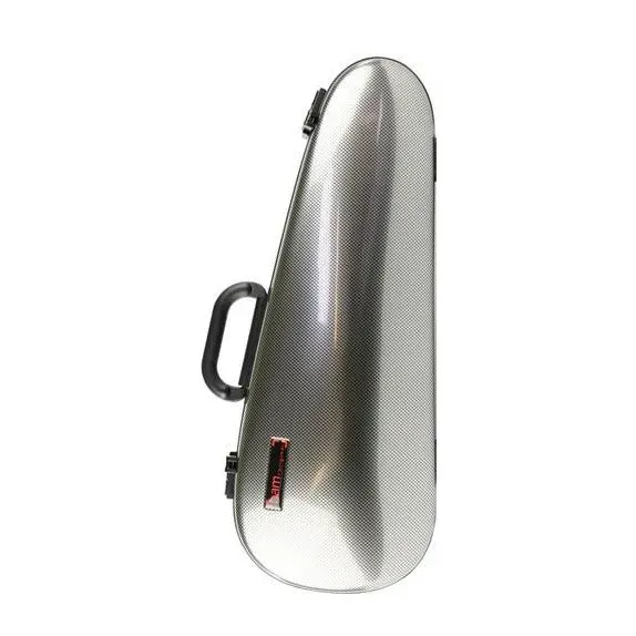 BAM Hightech Overhead Geigenkasten Silver Carbon ohne Bogenfach