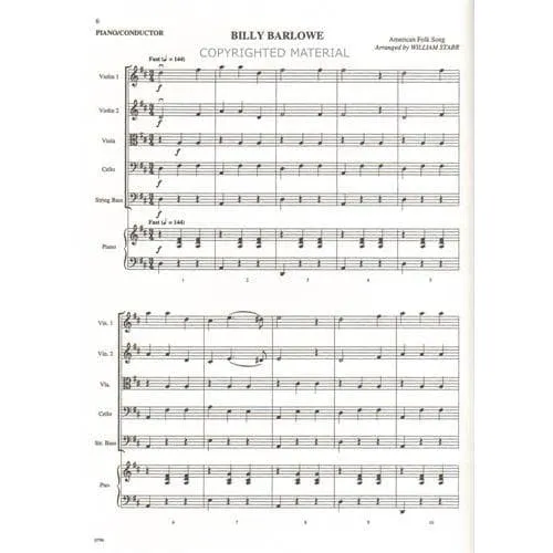Shar Music Folk Songs USA Klaviernoten Partitur Starr