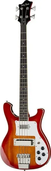 Harley Benton Tribute RB-414CS E-Bass Cherry Sunburst durchsetzungsstark