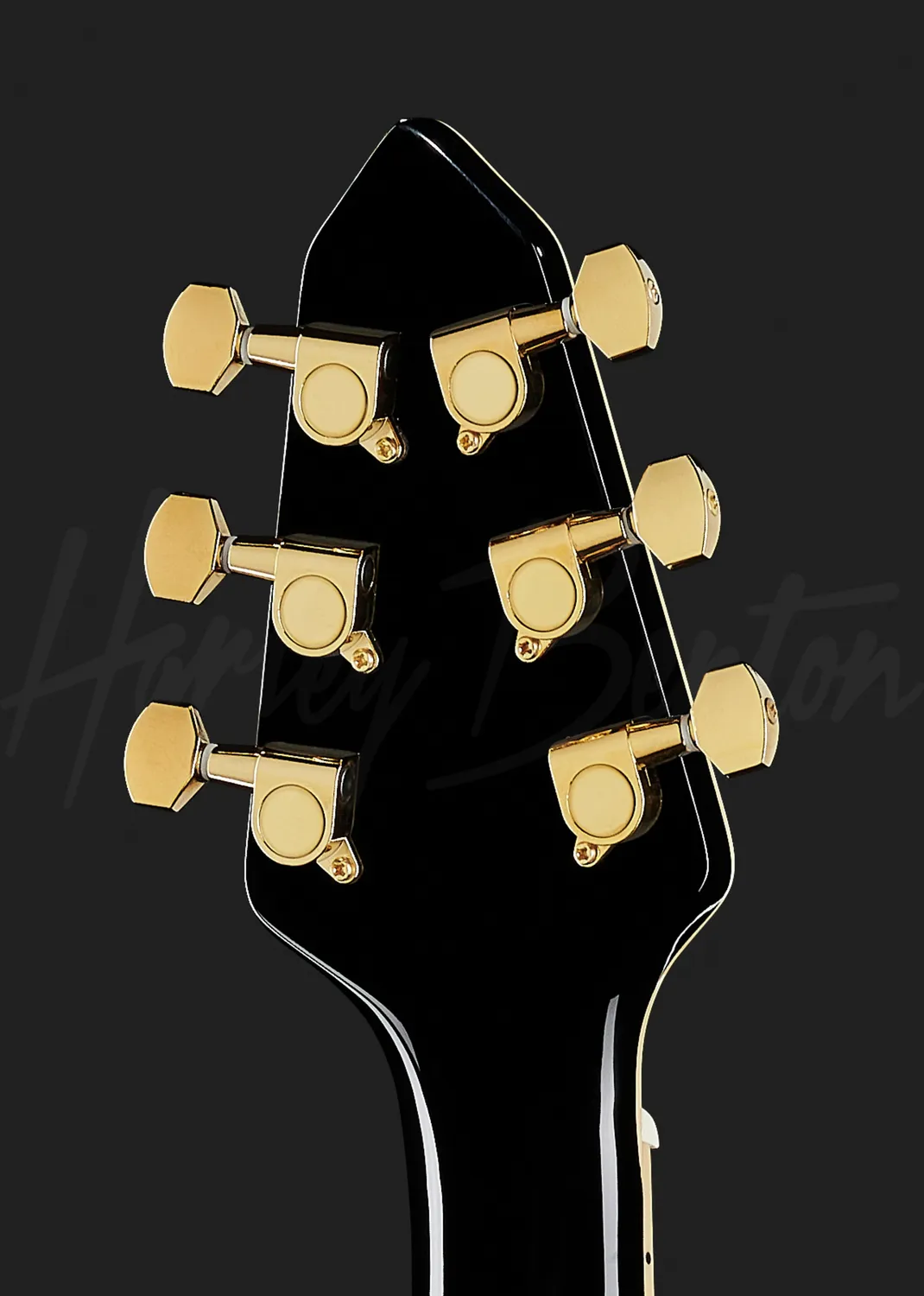Harley Benton Deluxe Victory Plus BK E-Gitarre schwarz Humbucker