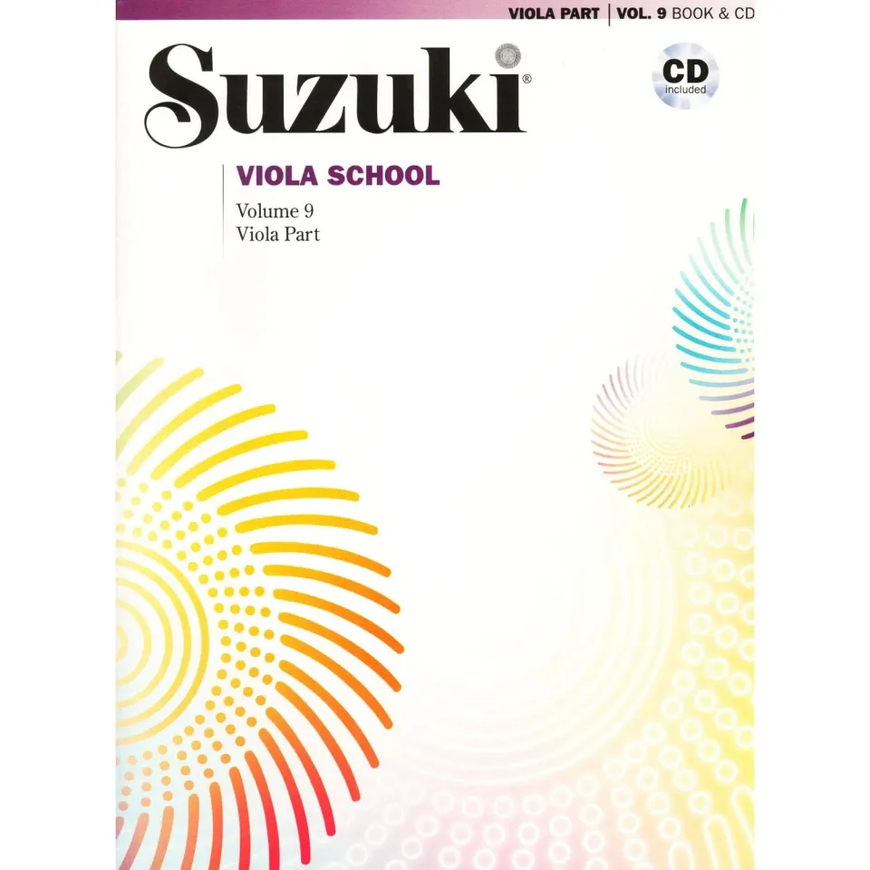 Suzuki Viola School Volume 9 Bratschennoten mit CD